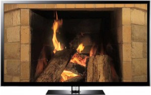 Stone Fireplace