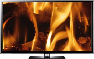 Close Up Fireplace